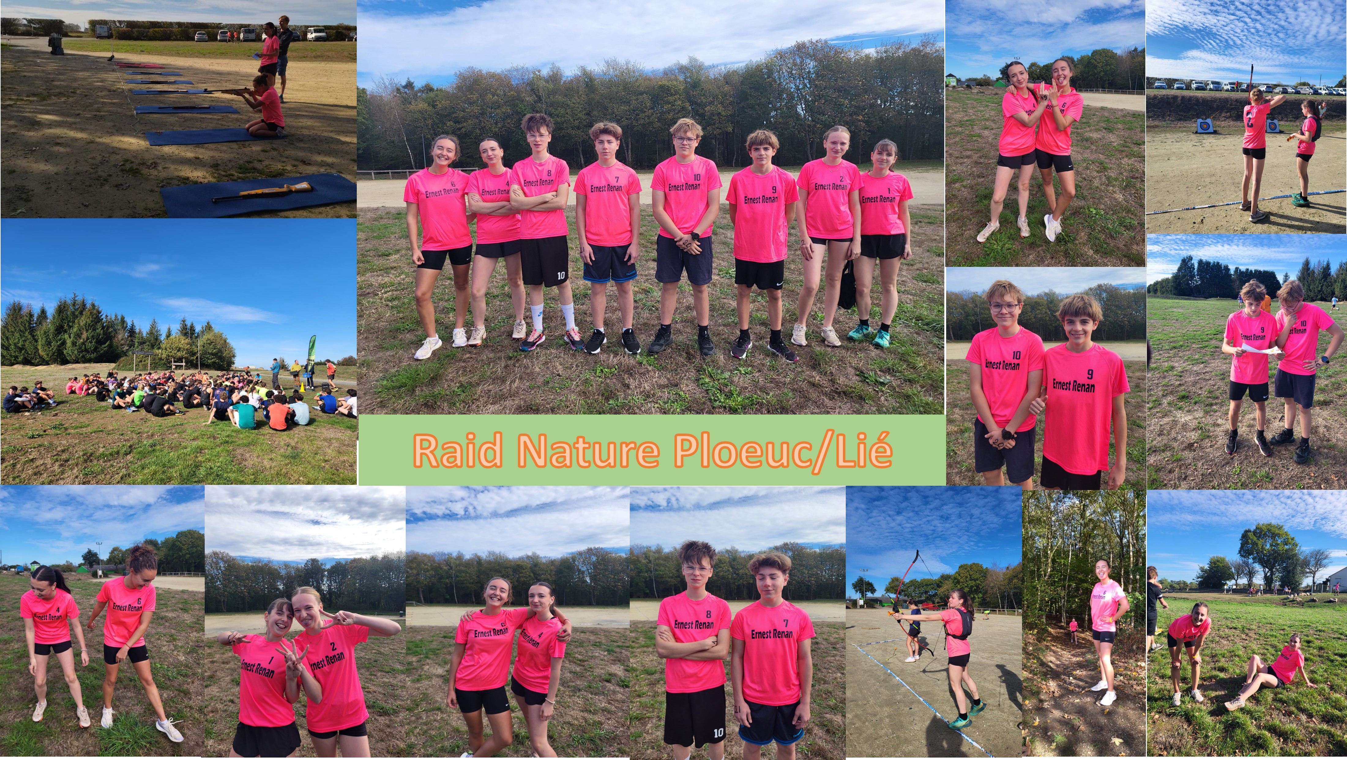 Raid Nature de l’Association Sportive du lycée à Plœuc-L’Hermitage