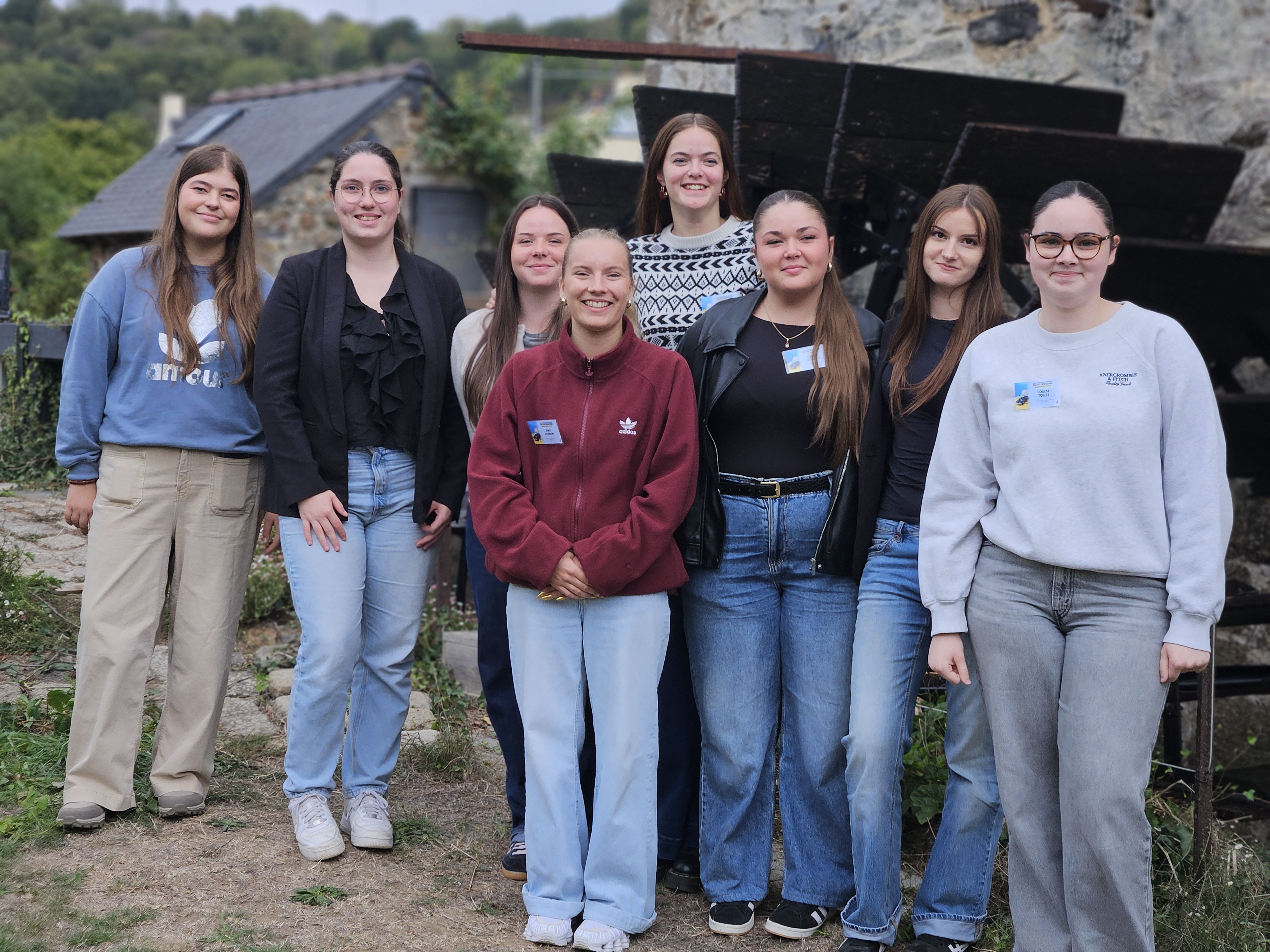 Étudiants du BTS Tourisme lors des Journées du Patrimoine 2026