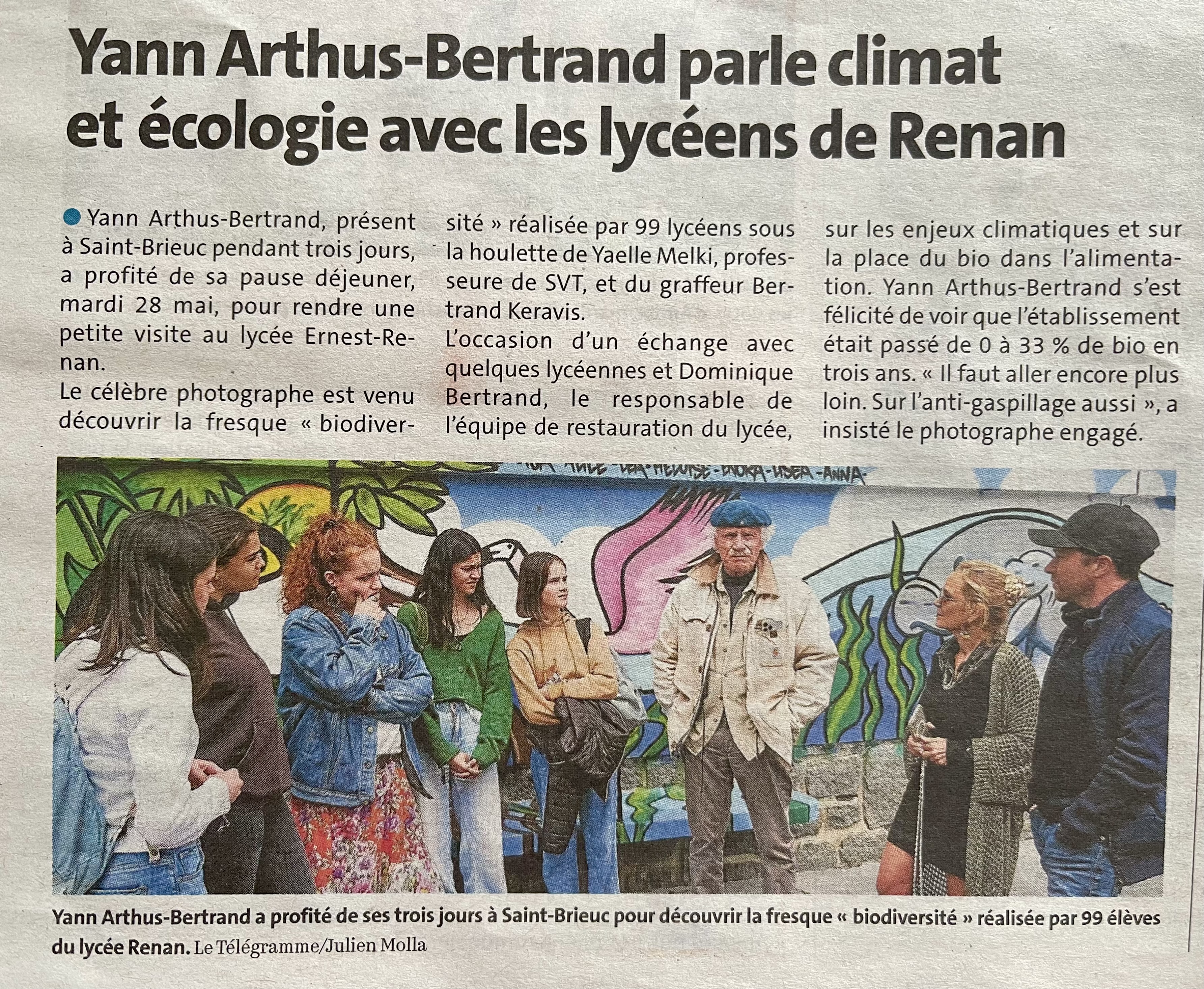 Inauguration fresque Biodiversité - Photo 28