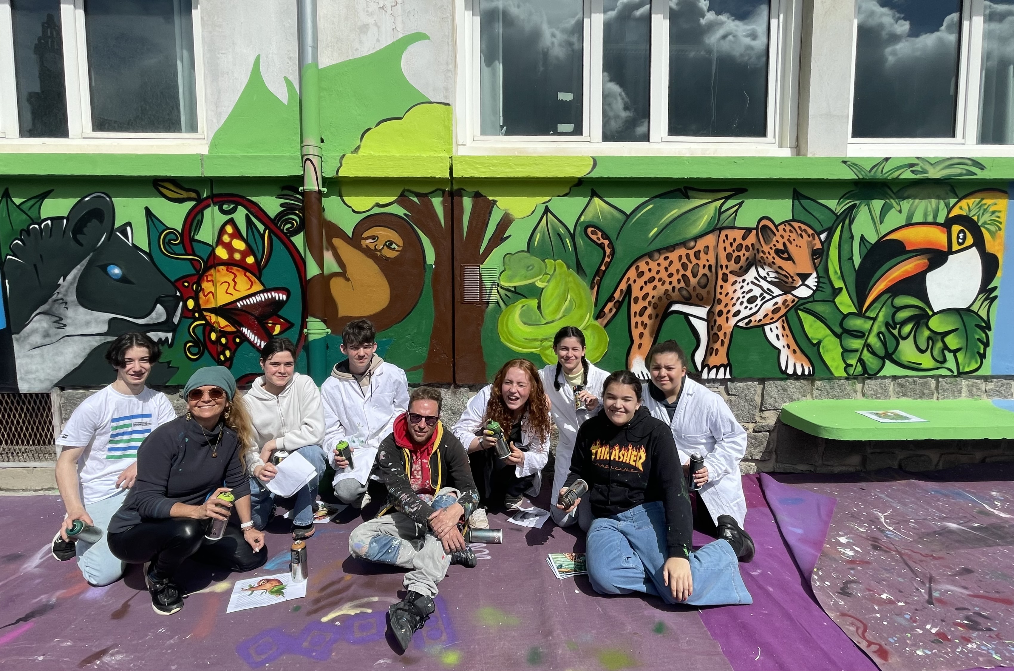 Inauguration fresque Biodiversité - Photo 41